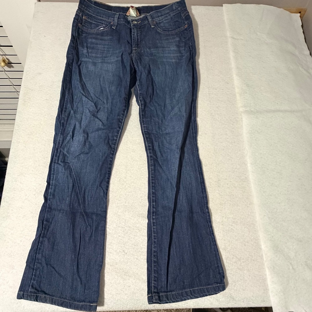Lucky Brand Classic Rider Womens Bootcut Jeans Size 10/30 Medium Wash Blue Denim